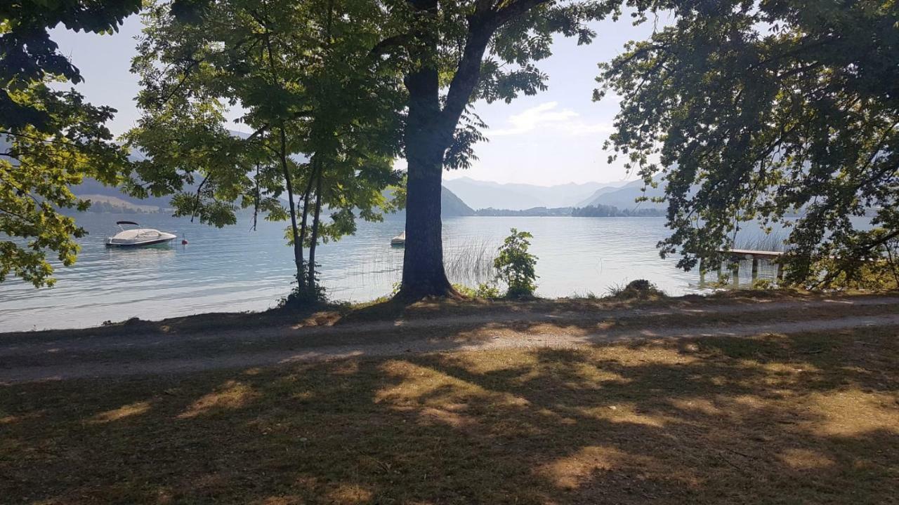 Ferienhaus Grillbauer Abersee Esterno foto